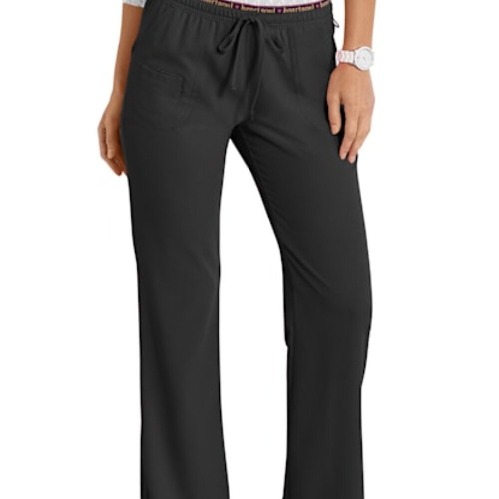 HeartSoul Heart Breaker Drawstring Scrub Pants sz: XXL in black new without tags